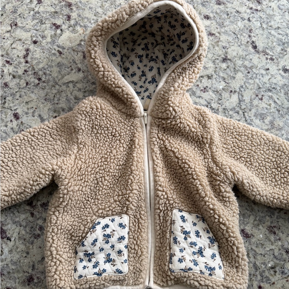 Toddler Reversible Teddy Jacket